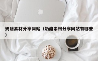 盐城奶酪素材分享网站（奶酪素材分享网站有哪些）